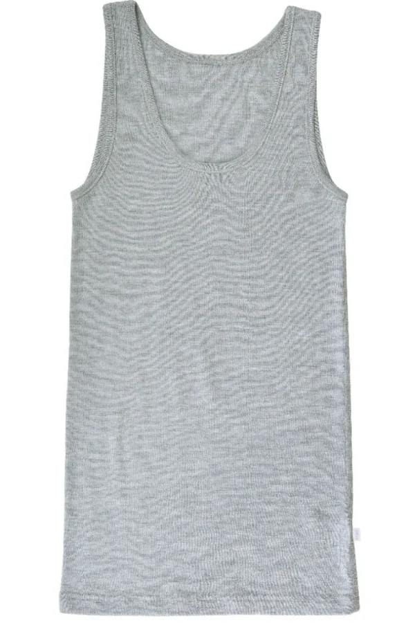 Danefæ JOHA Undershirt Rose Wool Light Grey | Dame Undertøj | Toppe
