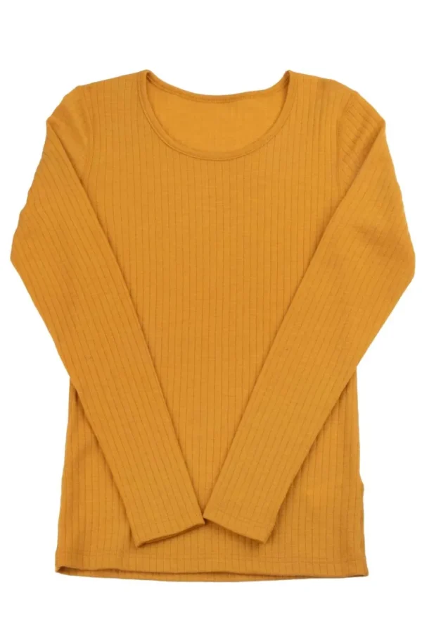 Danefæ Joha Wool Blouse Yellow | Dame Bluser