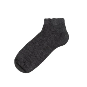 Danefæ Joha Wool Short Socks Dk grey | Dame Strømper