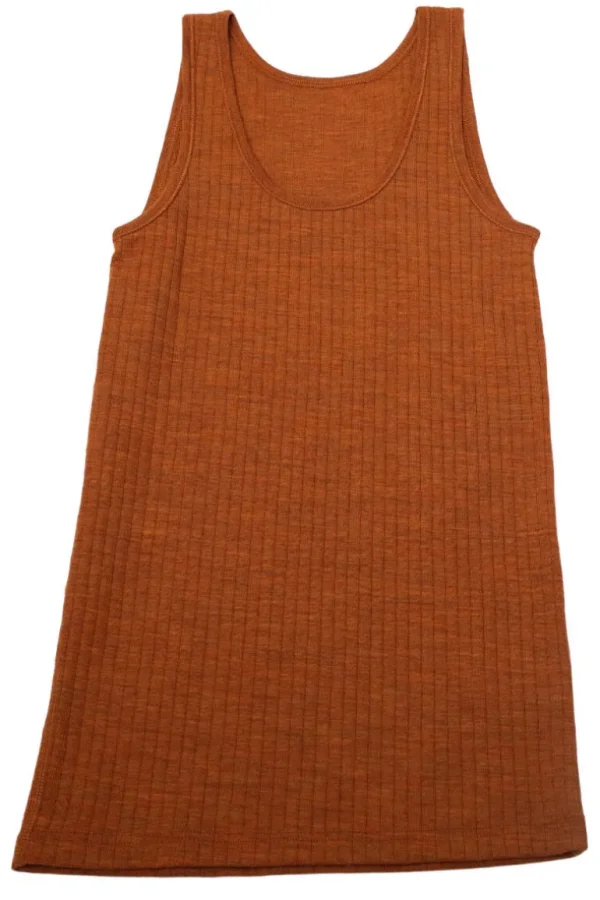 Danefæ Joha Wool Undershirt Orange YD | Dame Undertøj