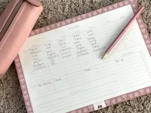 Danefæ Kartotek Weekly Planner | Kort Og Notesbøger | Bøger Og Kort