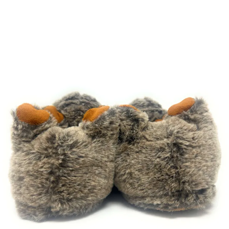 Danefæ Kid's Animal Plush Non-Slip Slippers Dash the Moose | Børn Hjemmesko | Sko