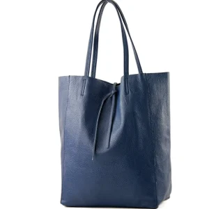 Danefæ Læder Skuldertaske Navy Blå | Dame Tasker