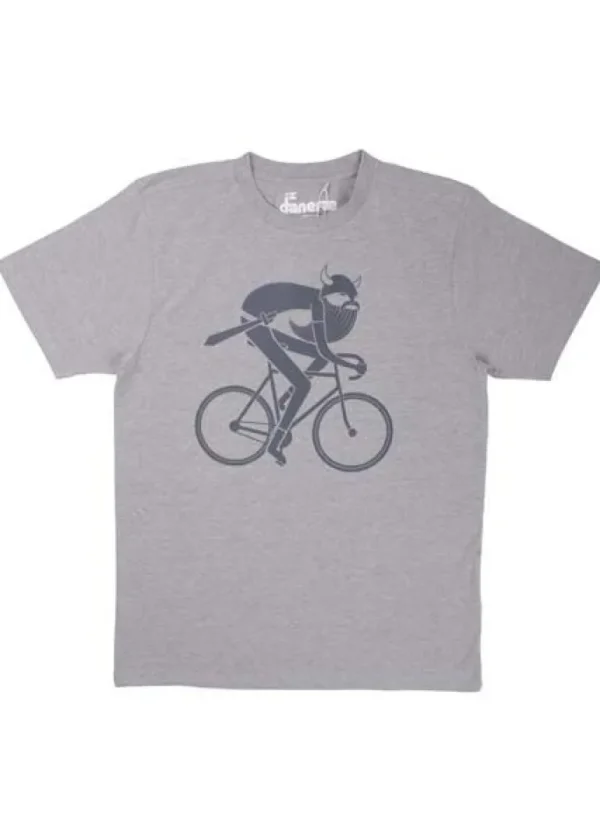 Danefæ Mande Tee Heather grey BIKINGVIKING | T-shirt