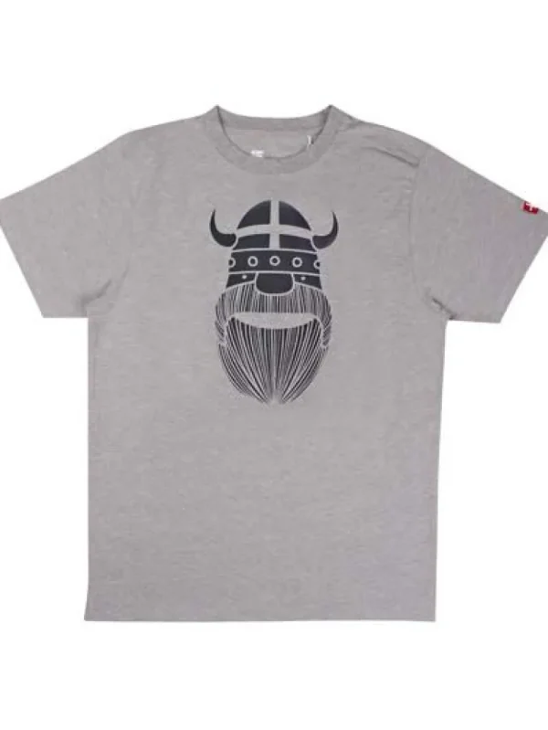 Danefæ Mande Tee X Heather Grey ERIK flag | T-shirt