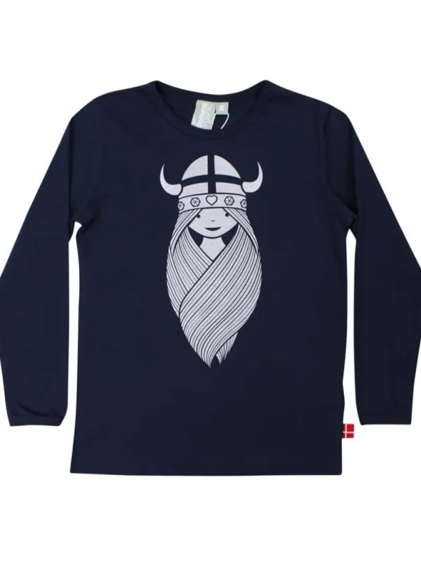 Danefæ ORGANIC - Danebasic LS Dk Navy FREJA | Børn Bluser