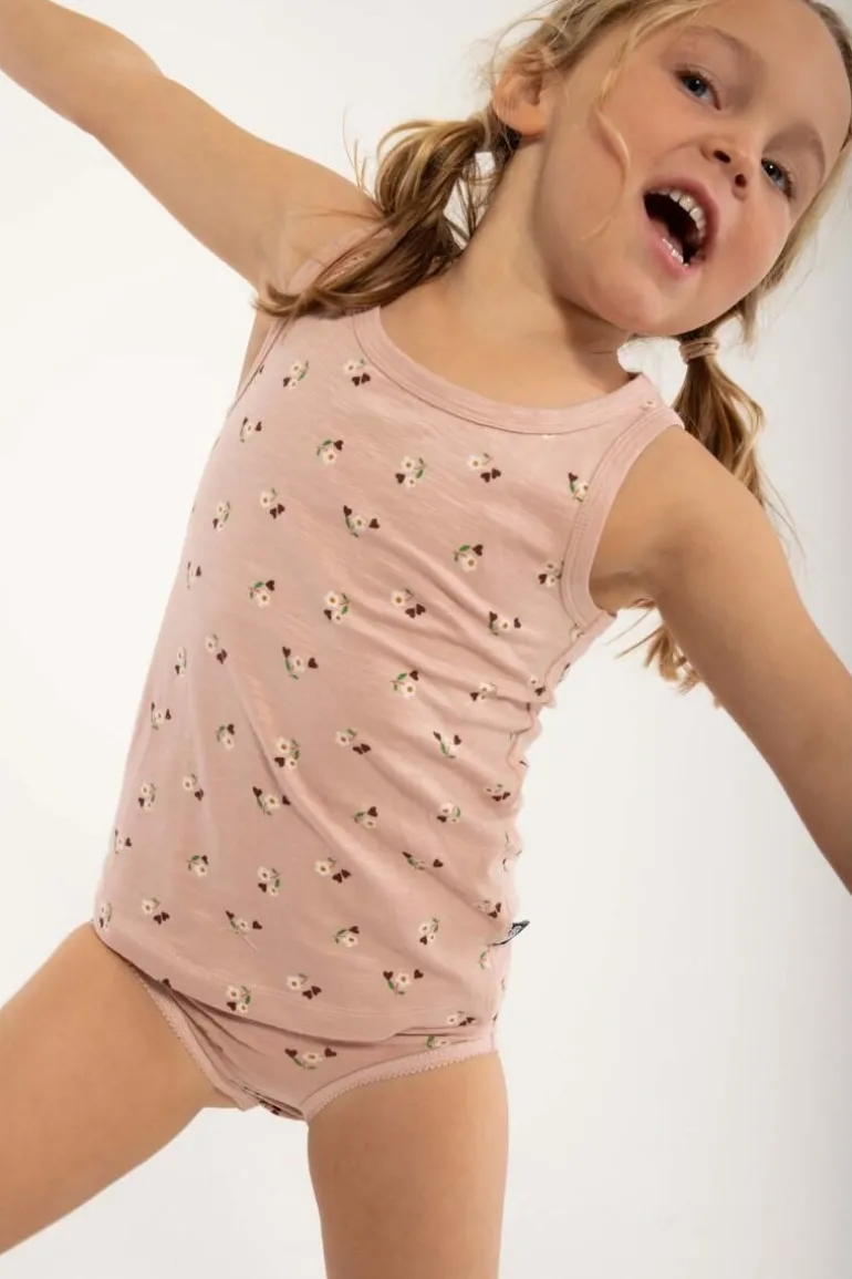 Danefæ ORGANIC - Danekrokus Set Powder Rose MINIFLOWER | Børn Undertøj | Undertøj