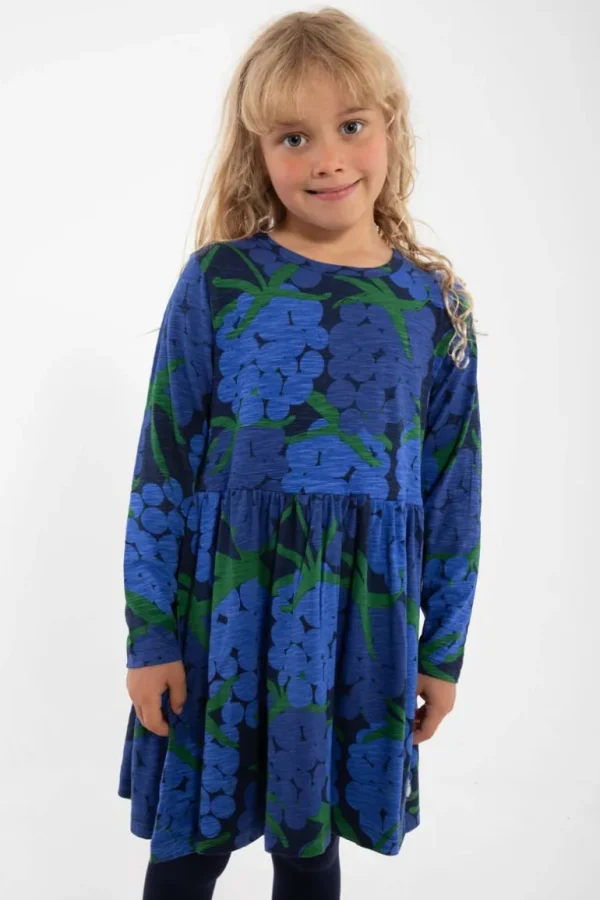 Danefæ ORGANIC - Danemerete Dress Deep Blue MAXIBERRY | Børn Kjoler