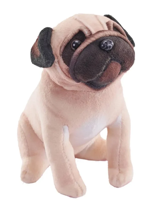 Danefæ Plush W. Sound Dog Bark Pug | Bamser