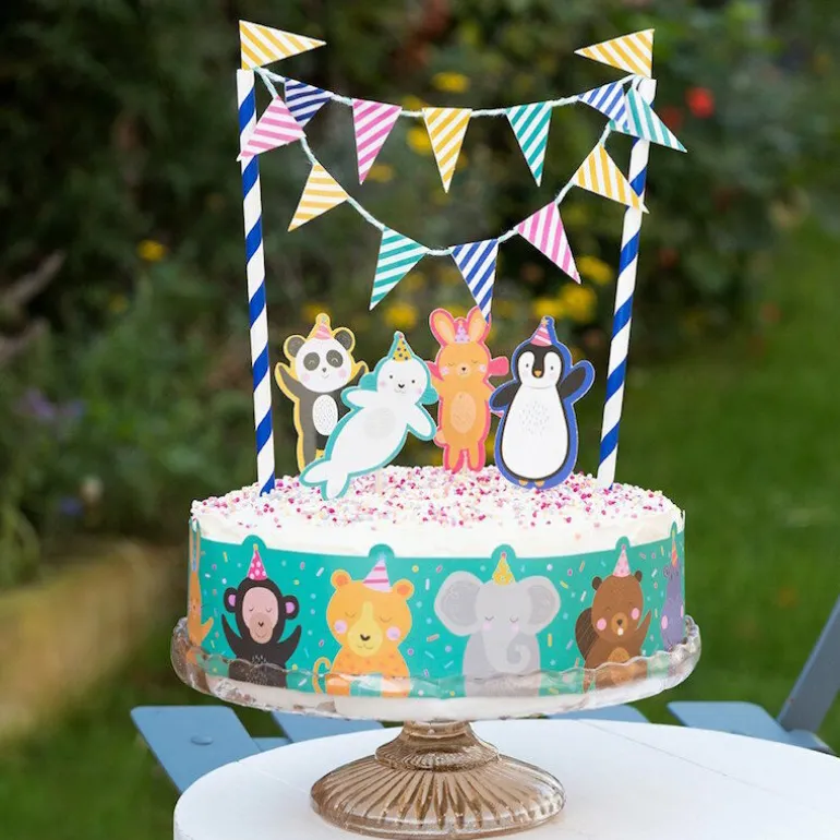 Danefæ RL Cake Bunting Party Animals | Bagehjørnet
