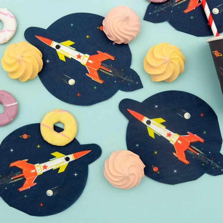 Danefæ RL Napkins (Pack of 16) Space Age | Festudstyr