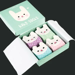 Danefæ RL Socks - 4 par Bonnie the bunny | Strømper Og Strømpebukser