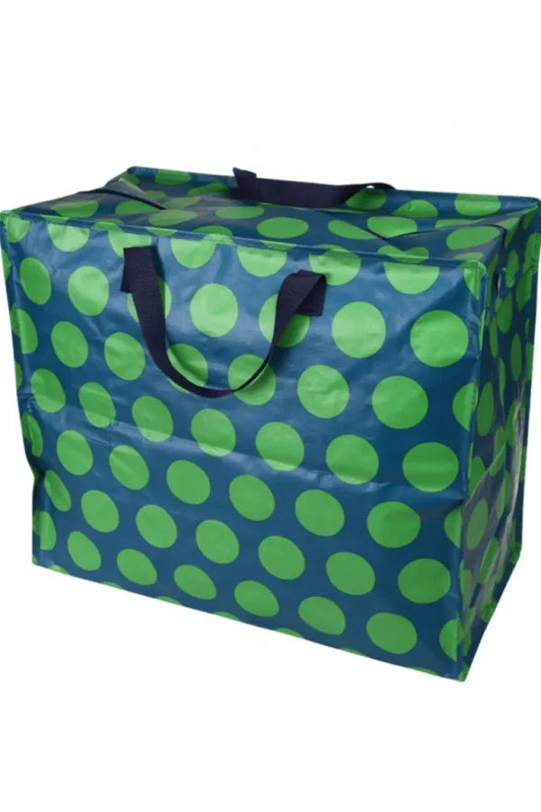 Danefæ RL Storage Bag Jumbo Green on Blue Spotlight | Børn Børnetasker