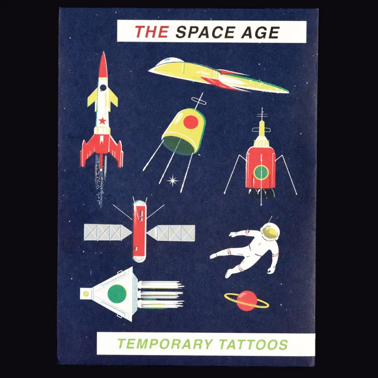 Danefæ RL Temporary Tattoos Space age | Udklædning