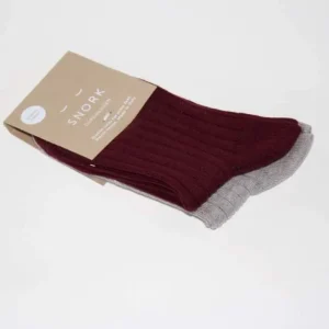Danefæ SNORK Organic Rib Socks 2-Pack | Børn Strømper