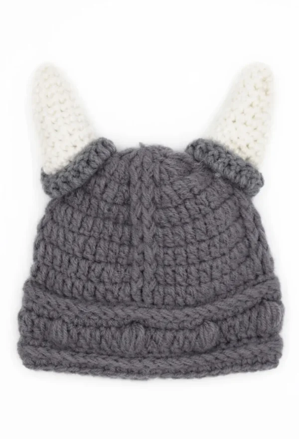 Danefæ Strikket Vikingehjelm | Børn Vanter Og Huer