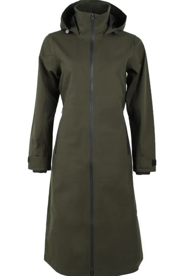 Danefæ The Danedogwalker Raincoat Dark Army | Dame Regnfrakker