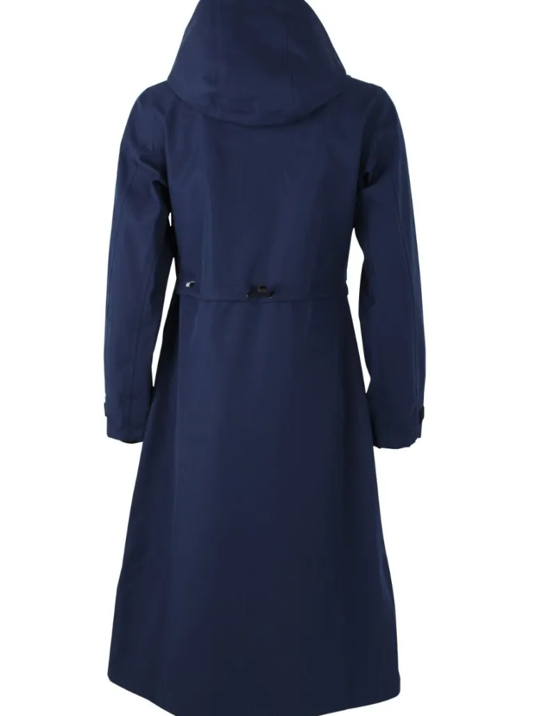 Danefæ The Danedogwalker Raincoat Dk Navy | Dame Regnfrakker