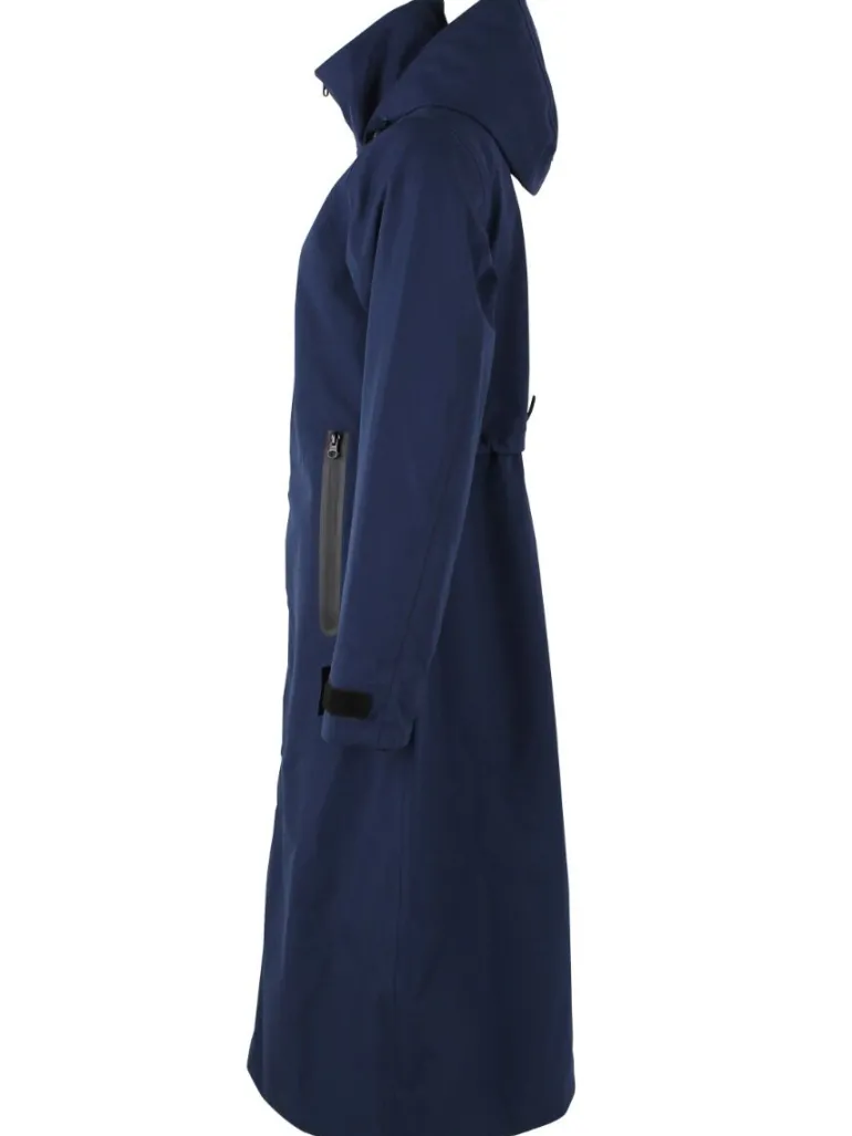 Danefæ The Danedogwalker Raincoat Dk Navy | Dame Regnfrakker