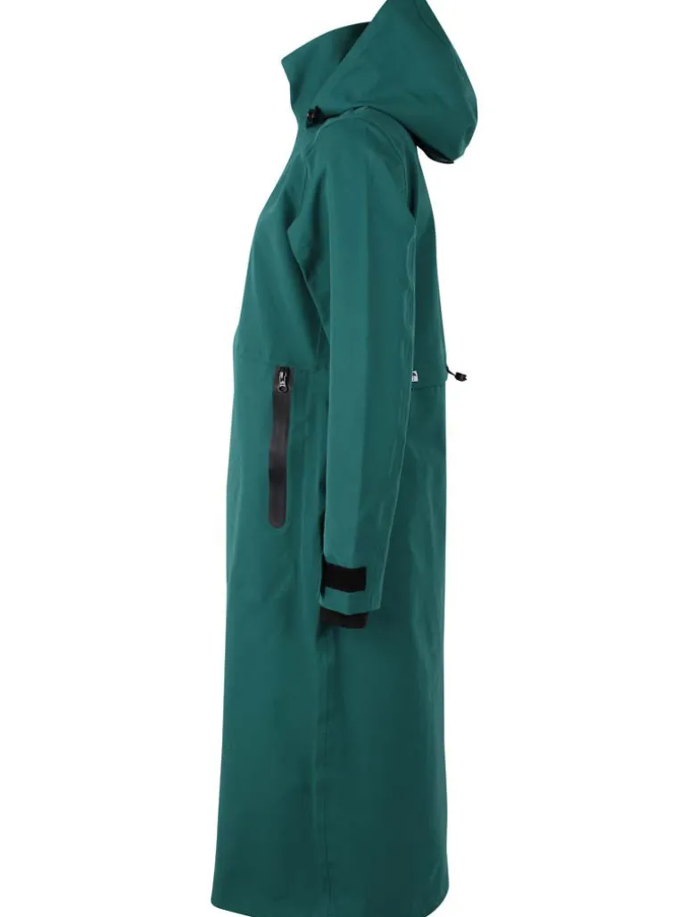 Danefæ The Danedogwalker Raincoat Dark Pine | Dame Regnfrakker