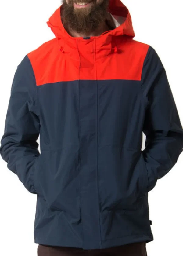 Danefæ Viksoe Rain Navy/Lovely Orange | Regnfrakker