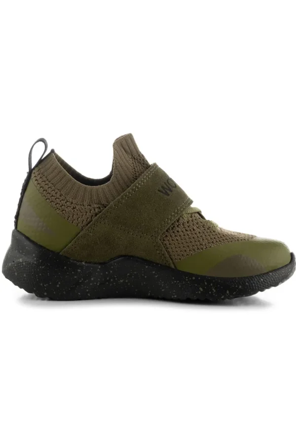 Danefæ WODEN Alex Waterproof Dark Olive | Børn Sneakers | Sko