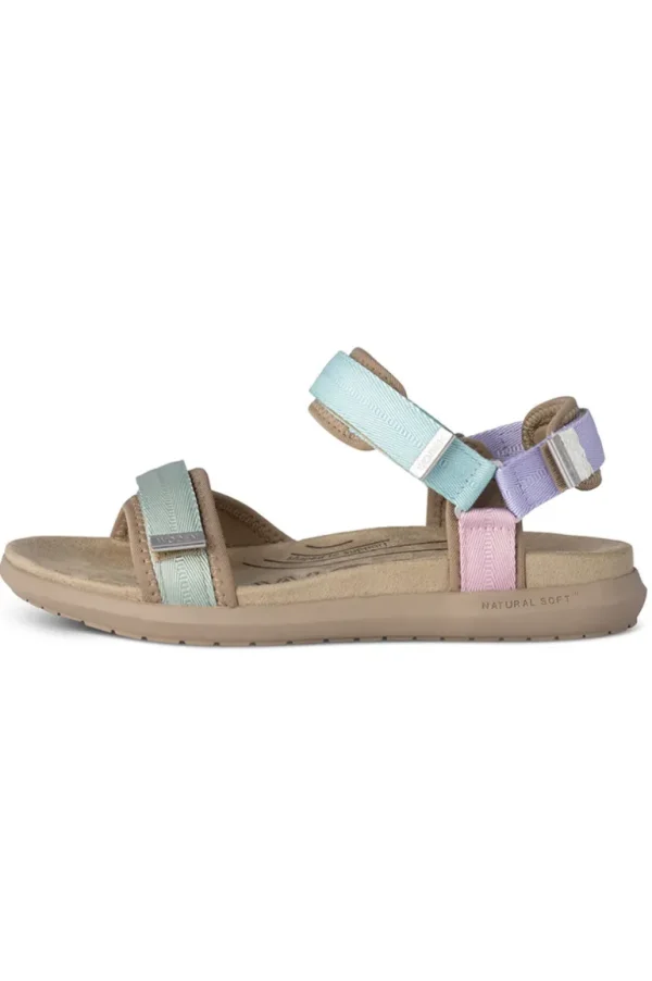 Danefæ WODEN Line Lite Frost Sky Multi | Dame Sandaler