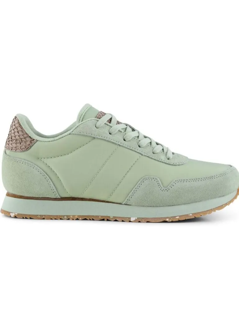 Danefæ WODEN Nora III Leather Green Lily | Dame Sneakers