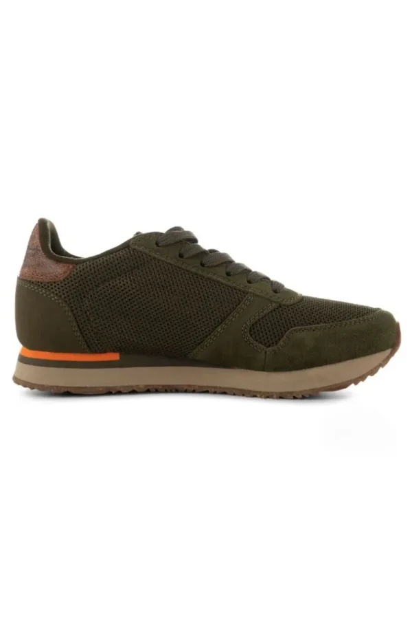 Danefæ WODEN Ydun Icon Dark Olive | Dame Sneakers