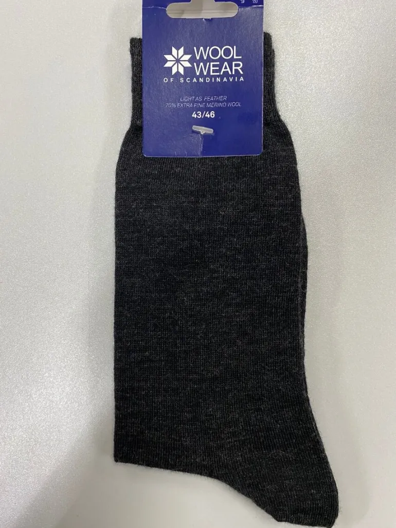 Danefæ WOOLWEAR Uldsokker Dressed Koks nr.26C | Dame Strømper